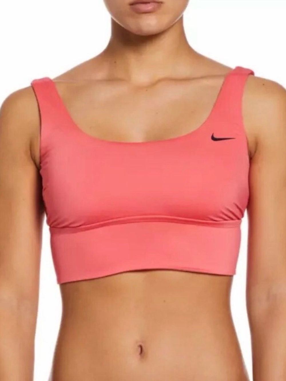 Nike Women's Essential Scoop Neck
Midkini Swim Top Size Large